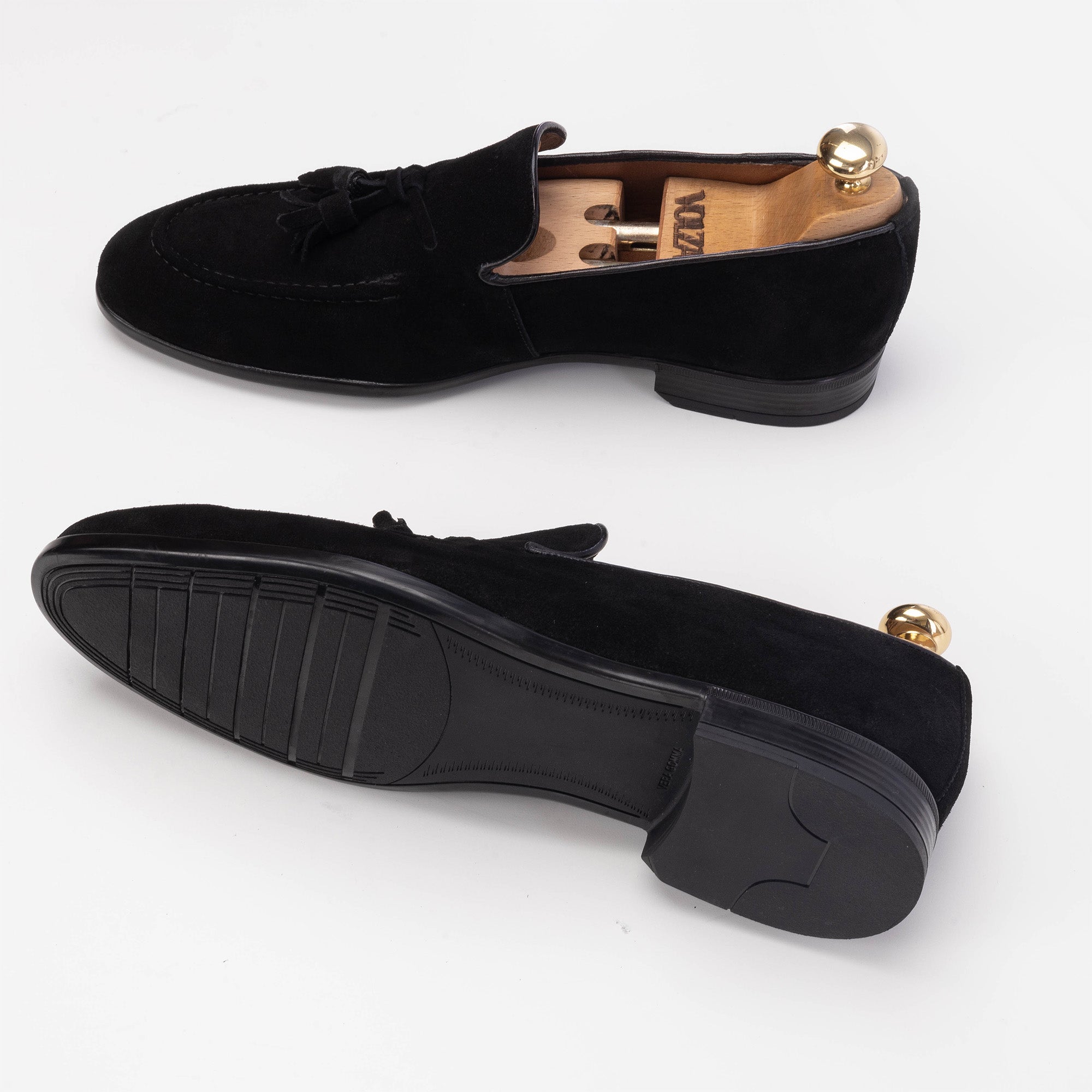 Volzak 5208 chaussure en daim noir