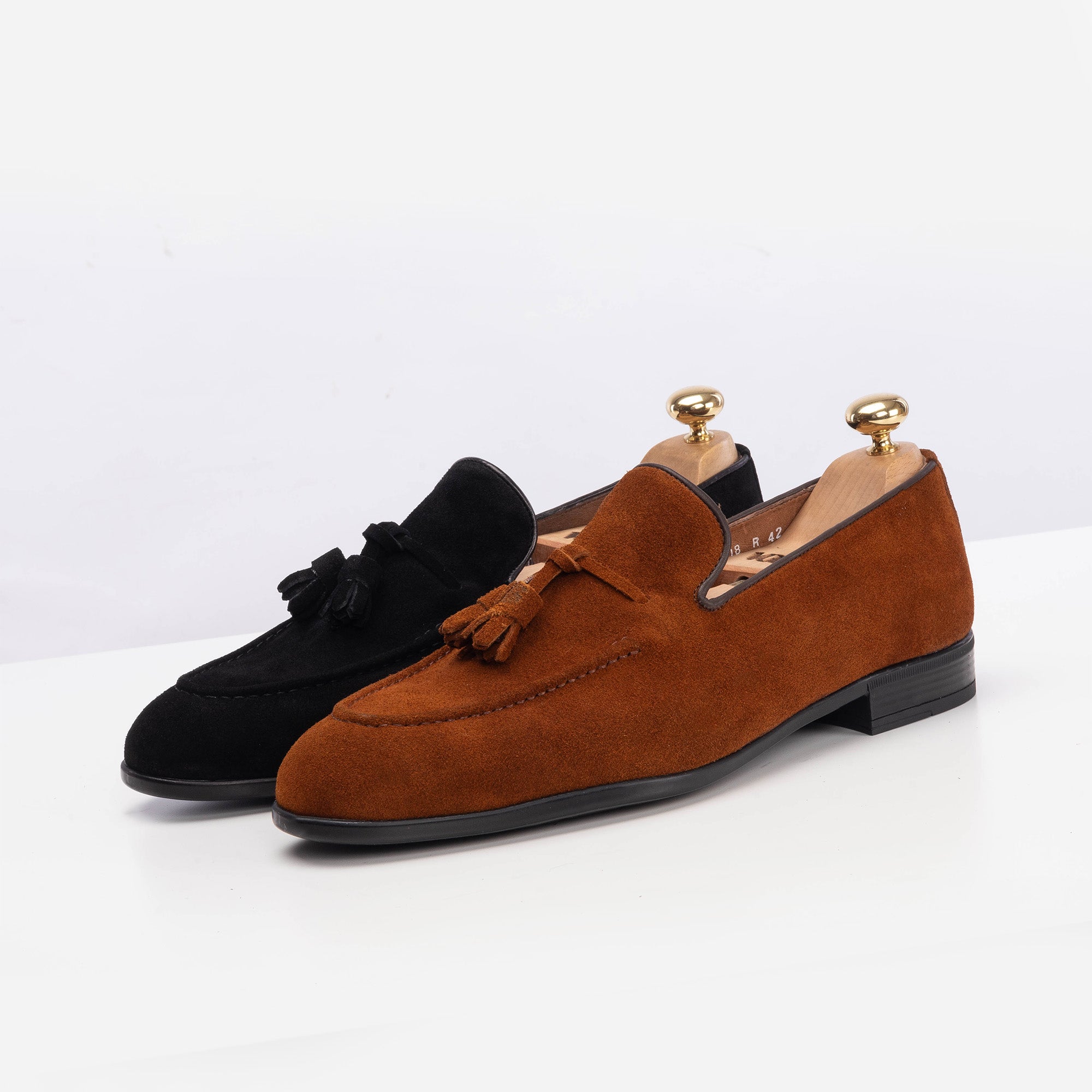 Volzak 5208 chaussure en daim noir
