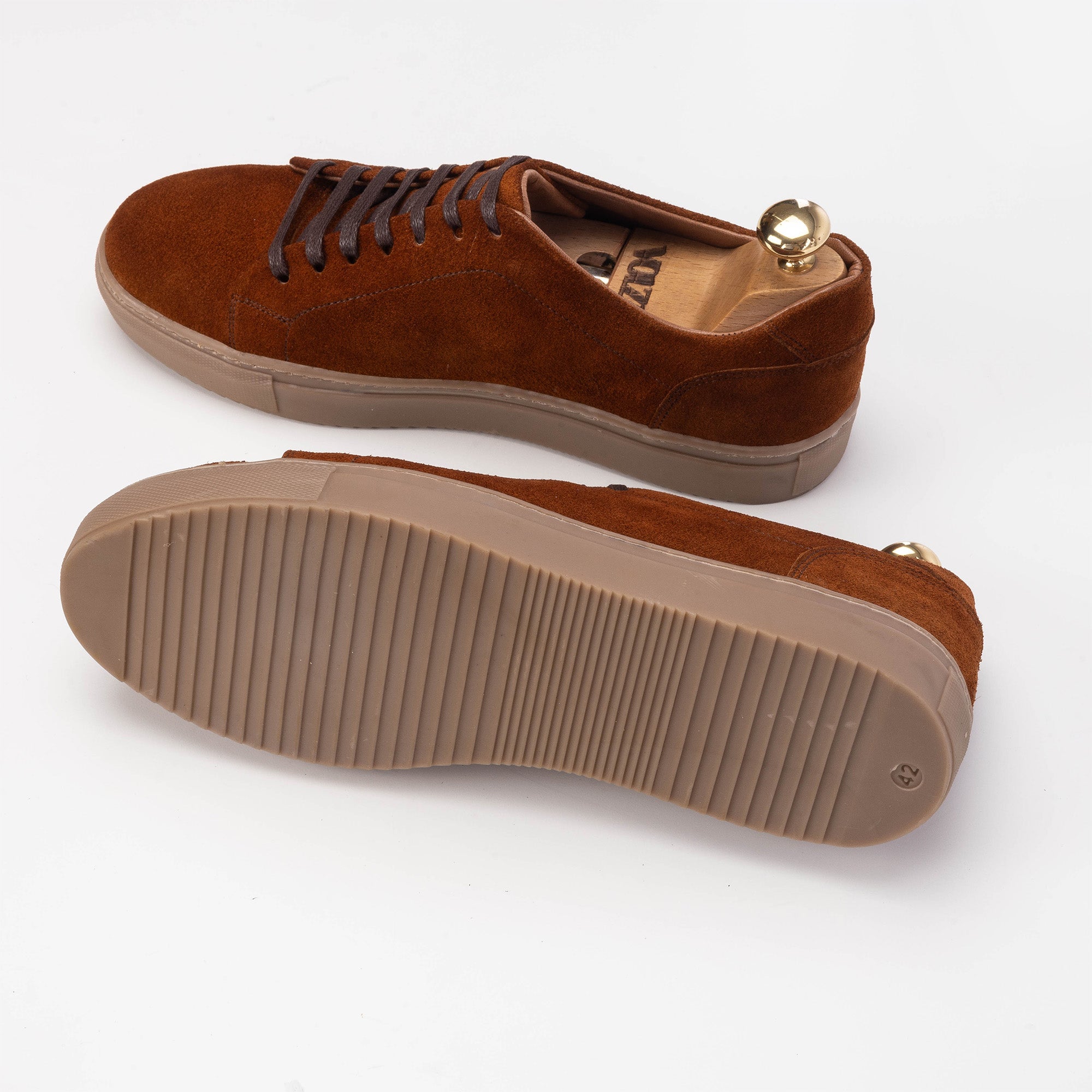 Volzak 5206 basket en daim camel