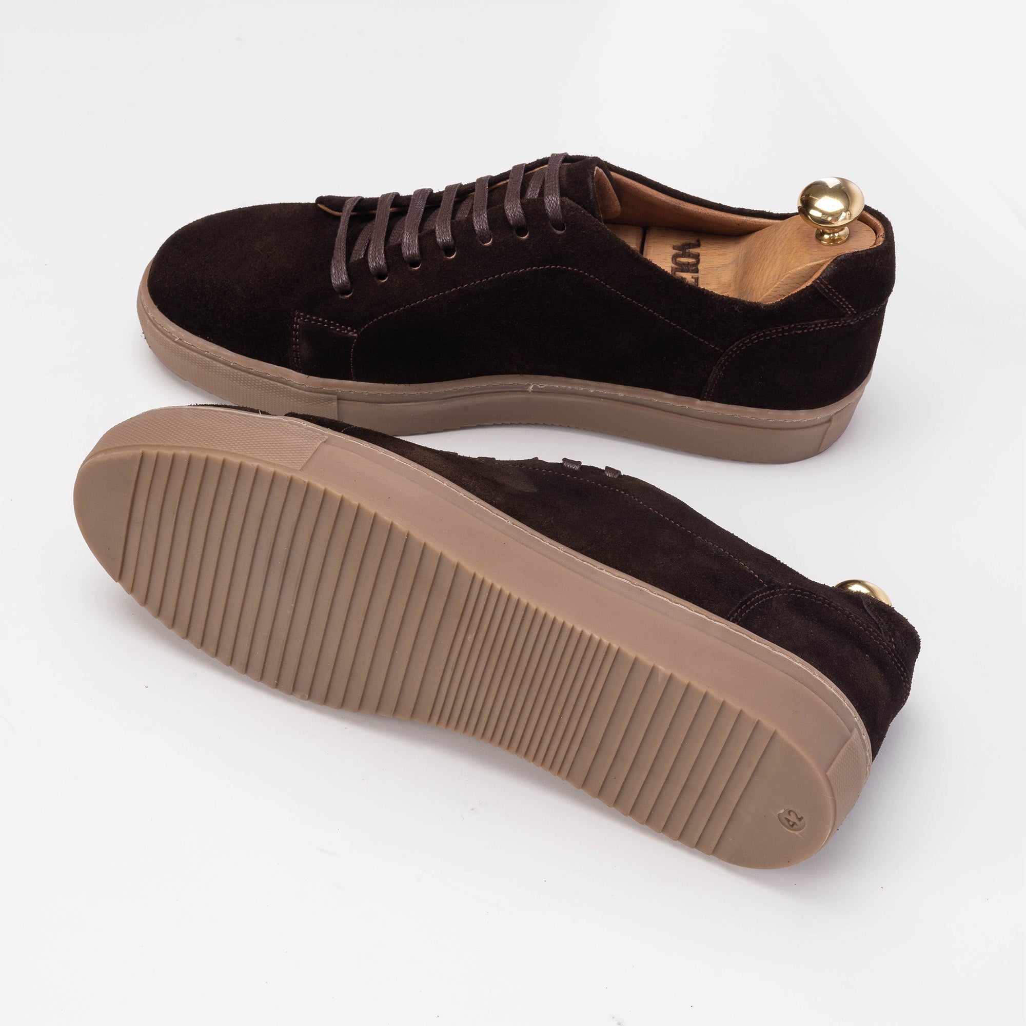 Volzak 5206 basket en daim marron
