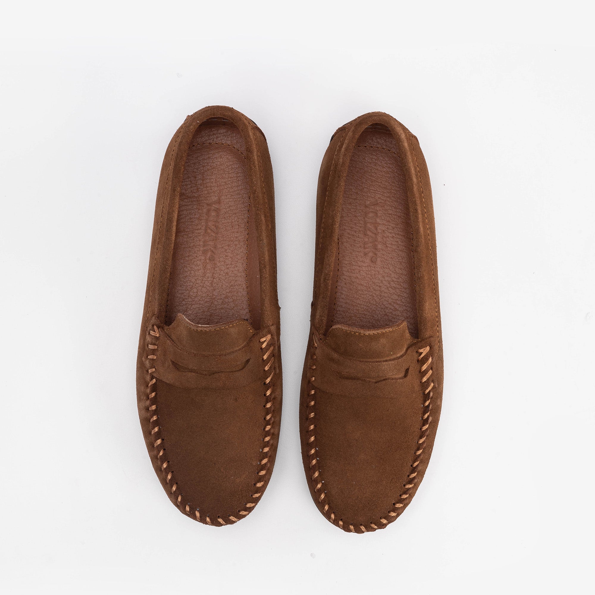 Volzak 01 Mocassin enfant en daim Marron