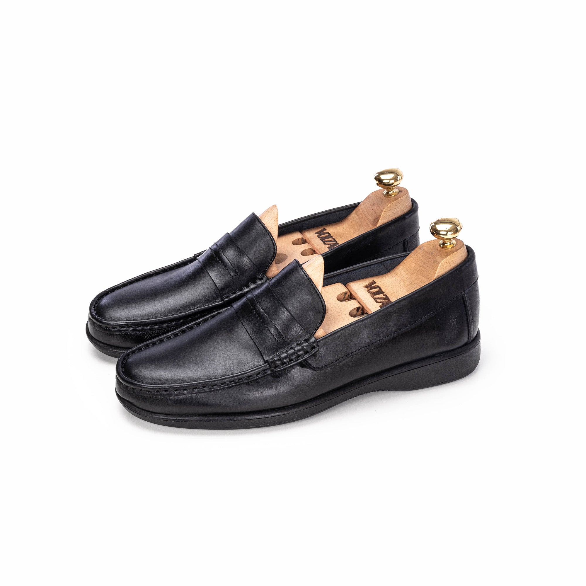Volzak 5212 Black Leather Shoe
