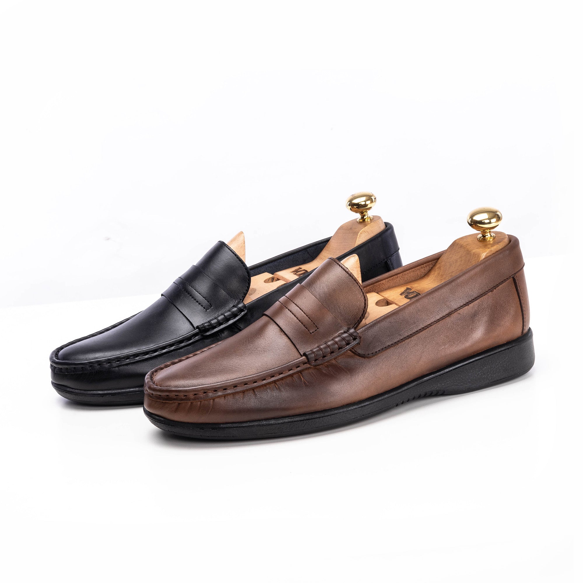 Volzak 5212 Black Leather Shoe