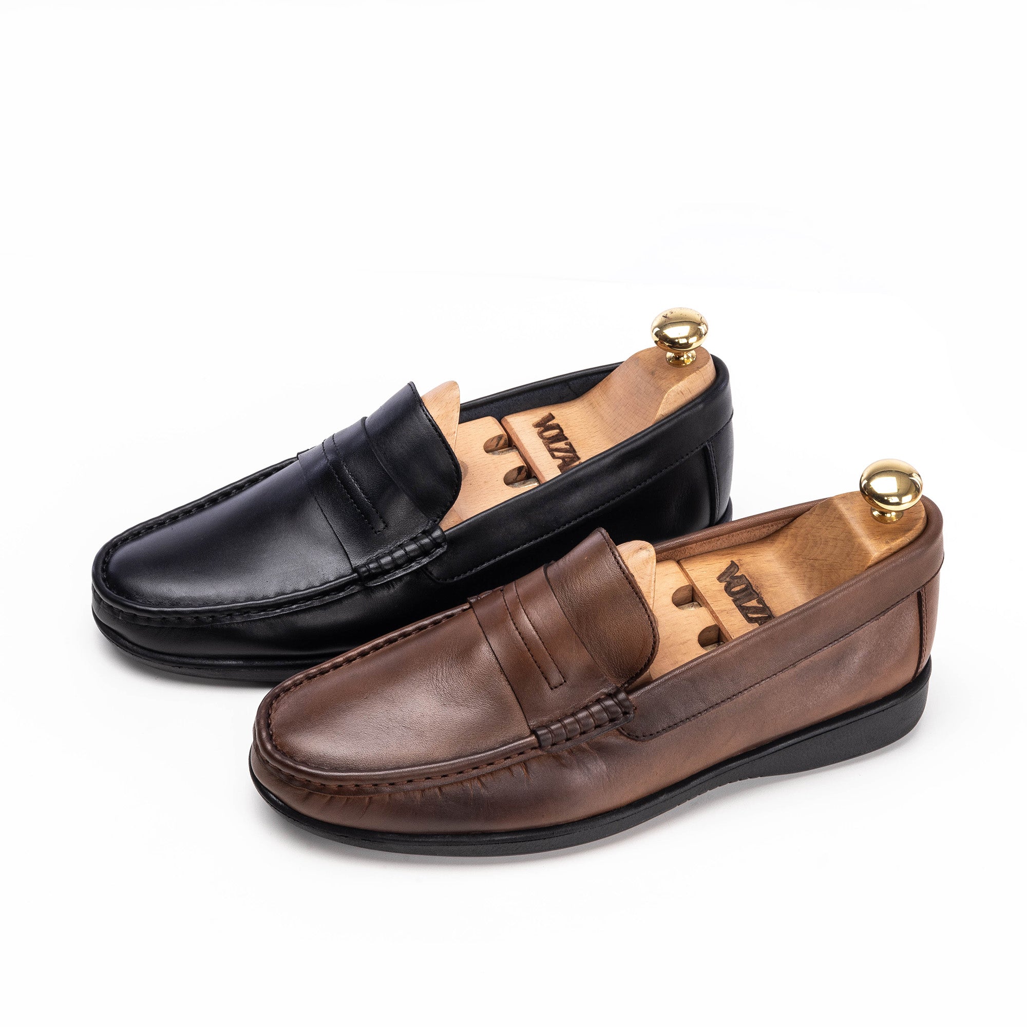 Volzak 5212 Black Leather Shoe