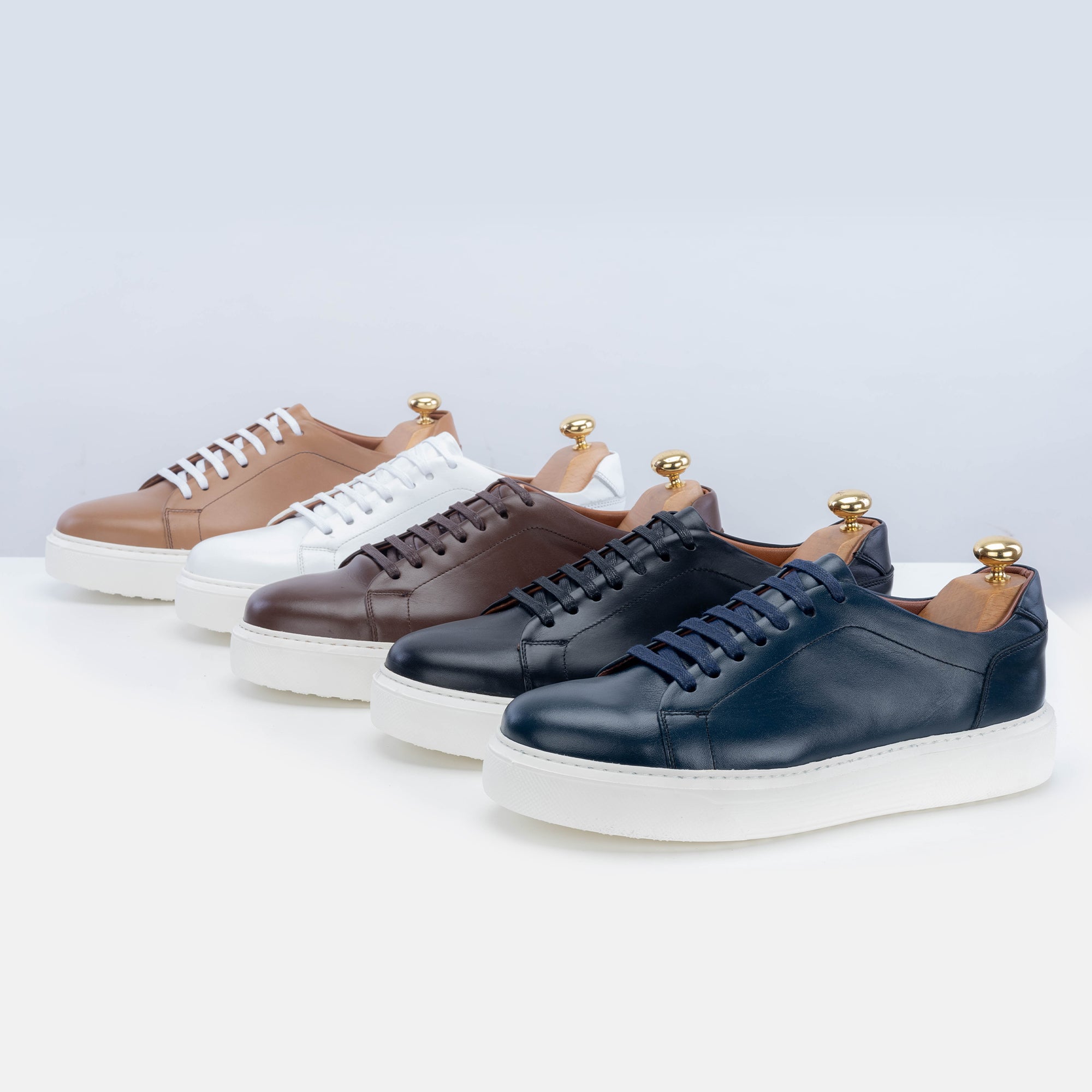 Volzak 5214 basket en cuir noir