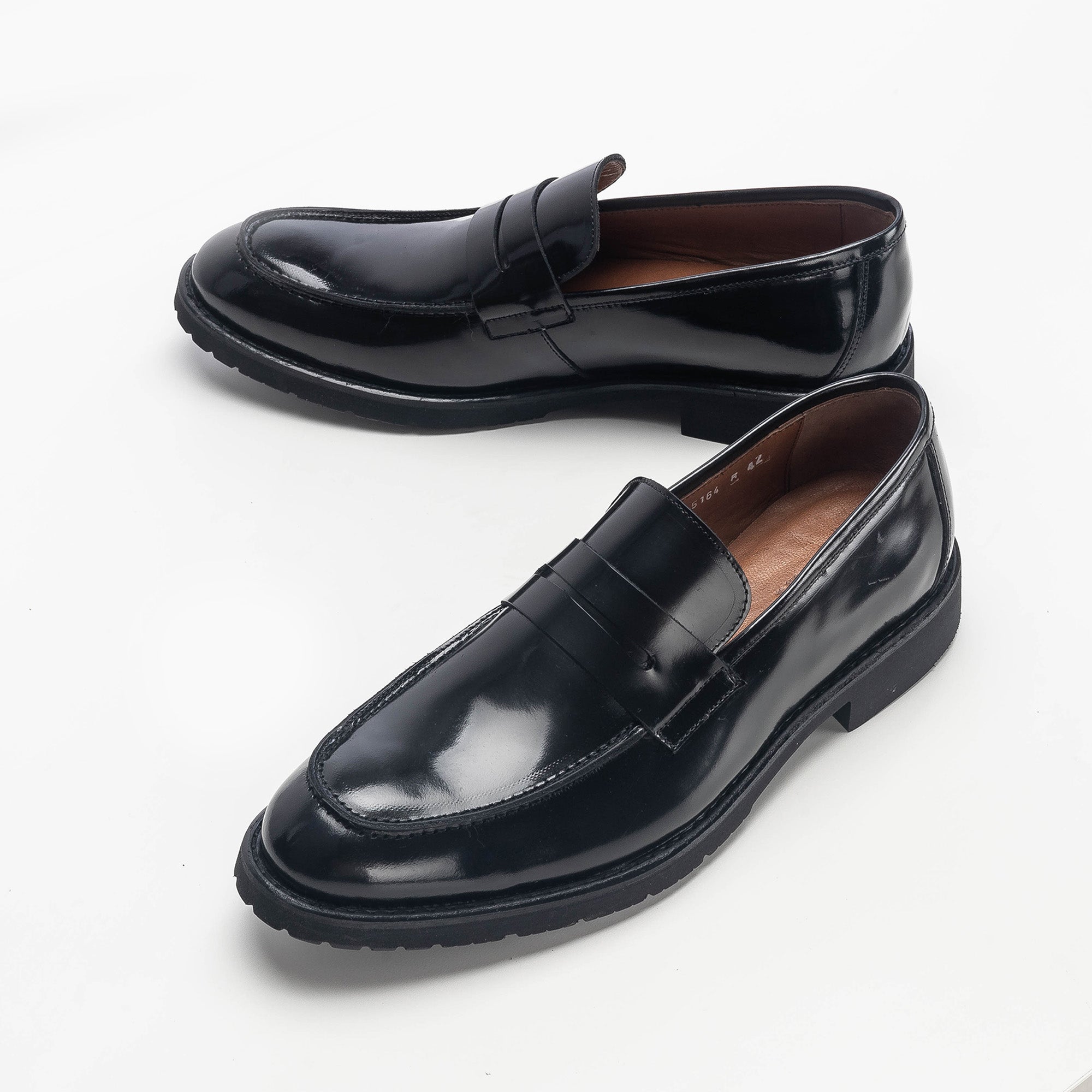 Volzak 5164 chaussure en cuir Démasquable noir