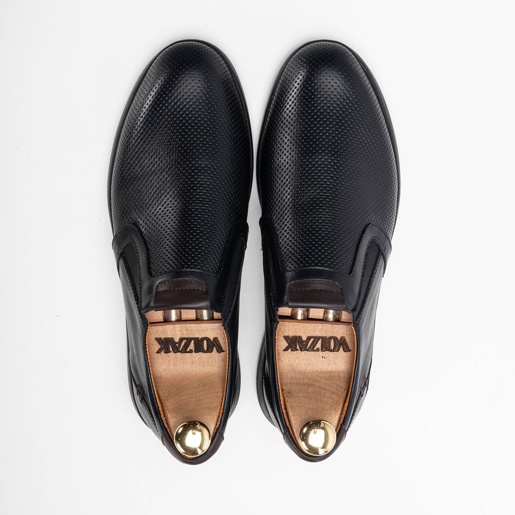 Volzak 2035 Black Leather Shoe