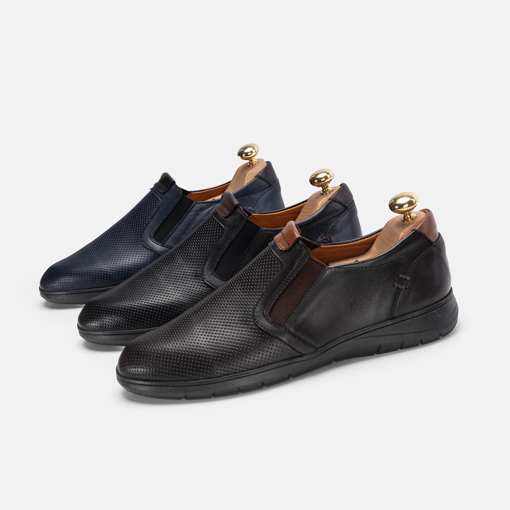 Volzak 2035 Black Leather Shoe