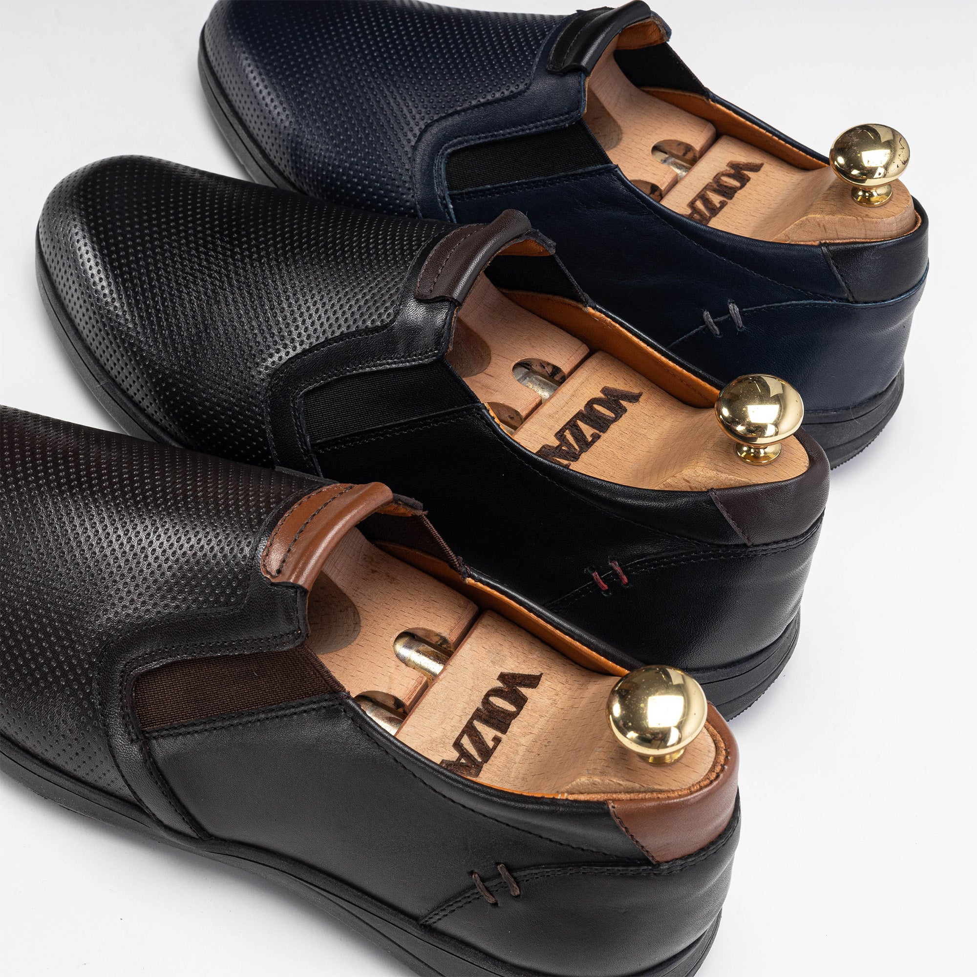 Volzak 2035 Black Leather Shoe