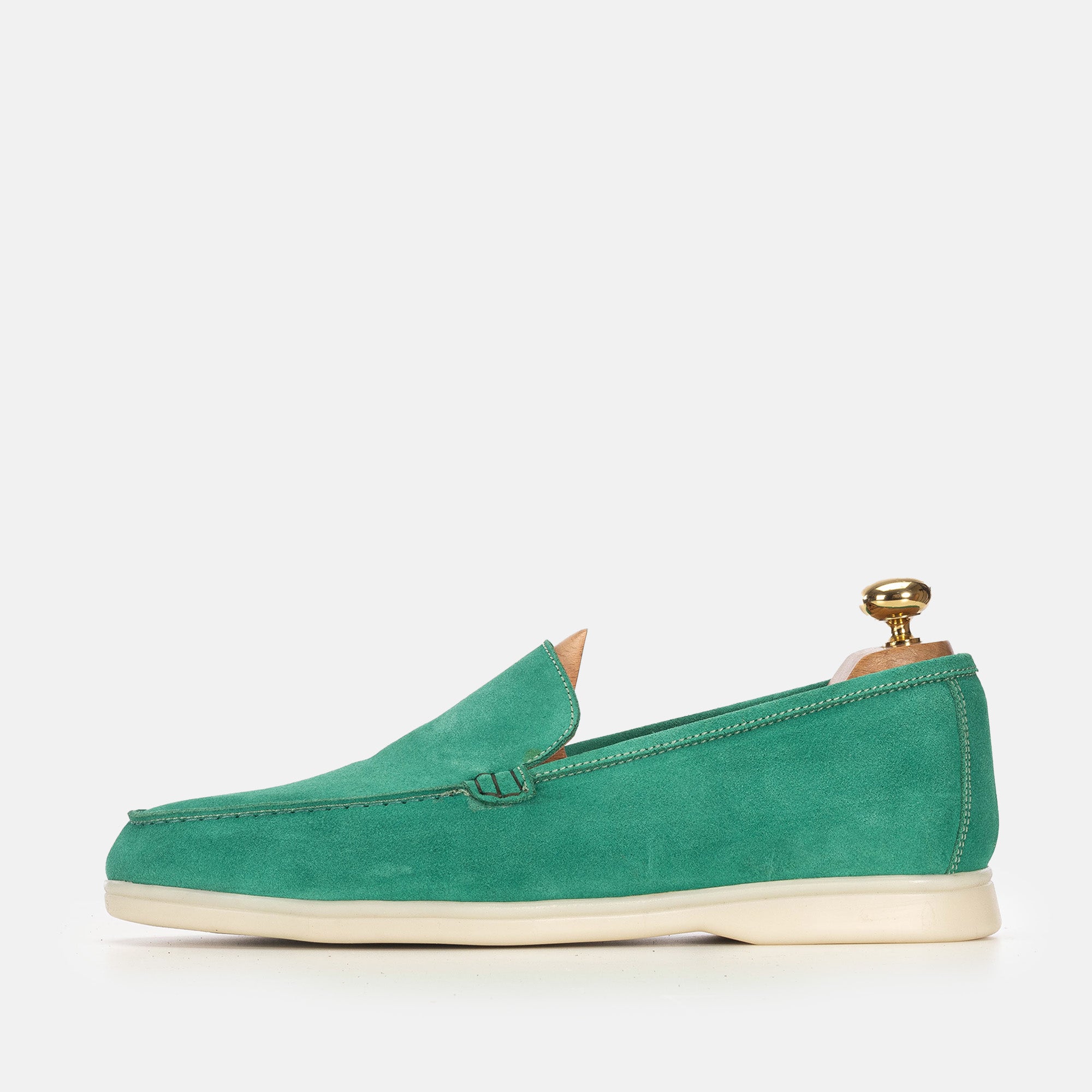 Volzak 3061 Royal Green Suede Moccasin