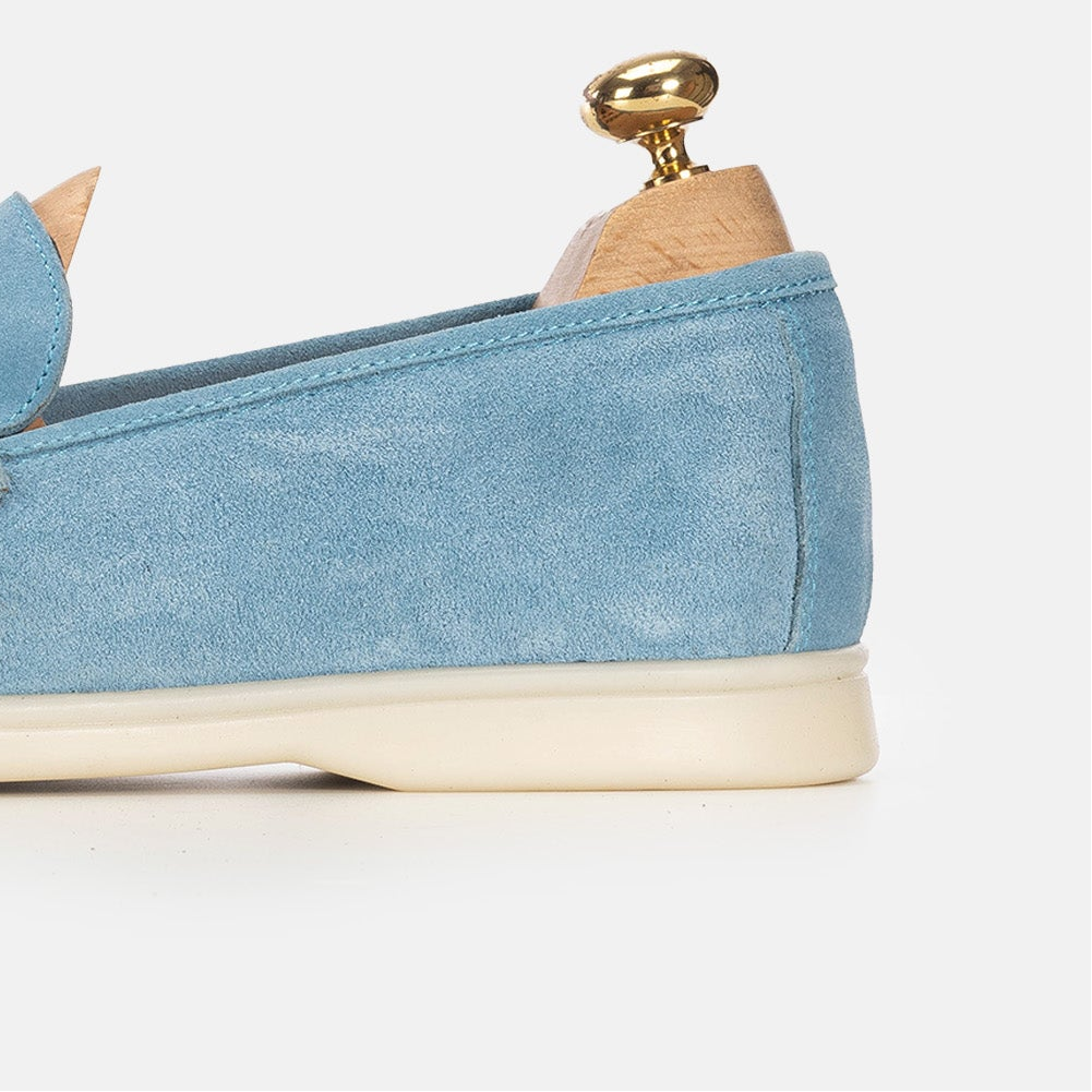 Volzak 3061 Sky Blue Suede Loafer