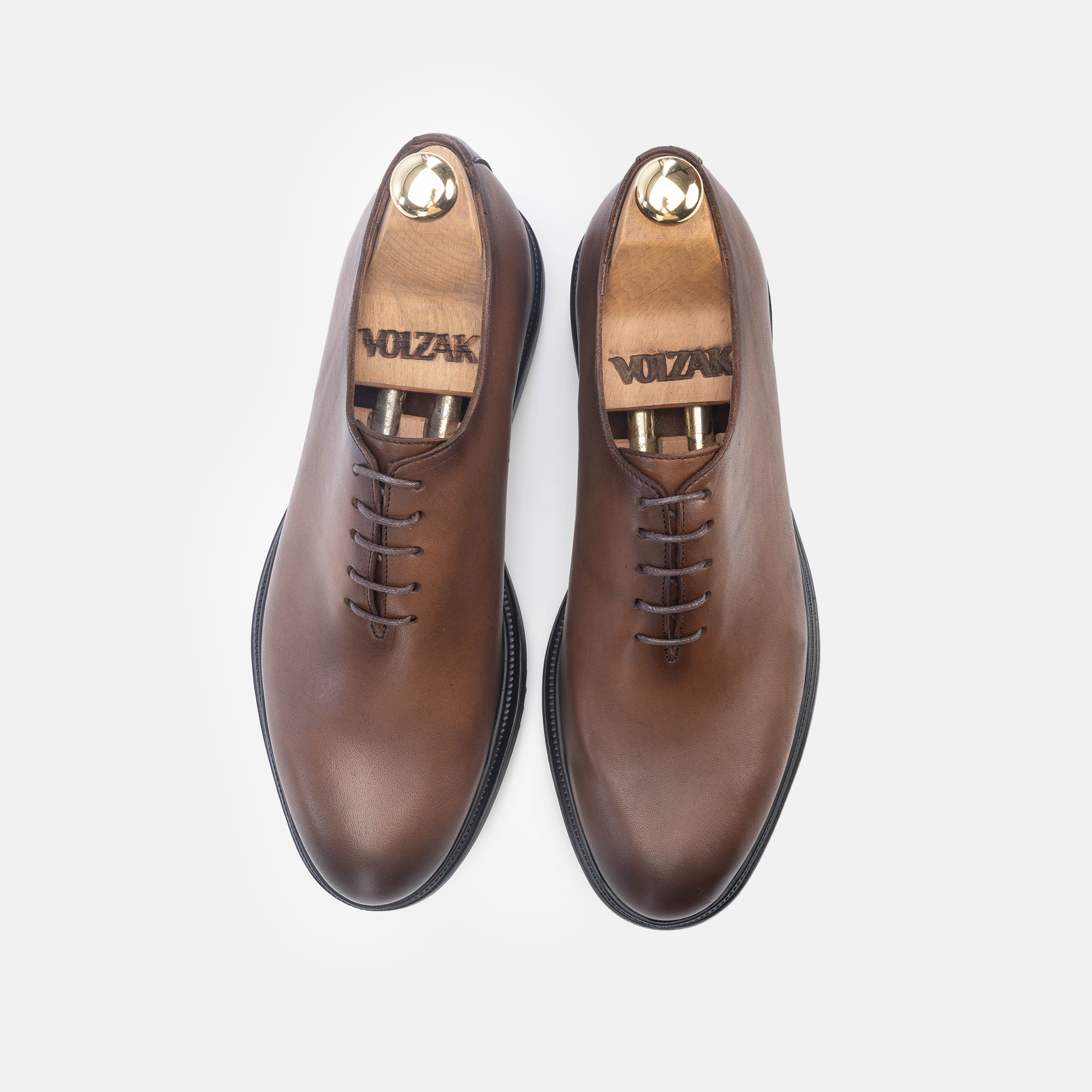 Volzak 5228 vintage brown leather shoe