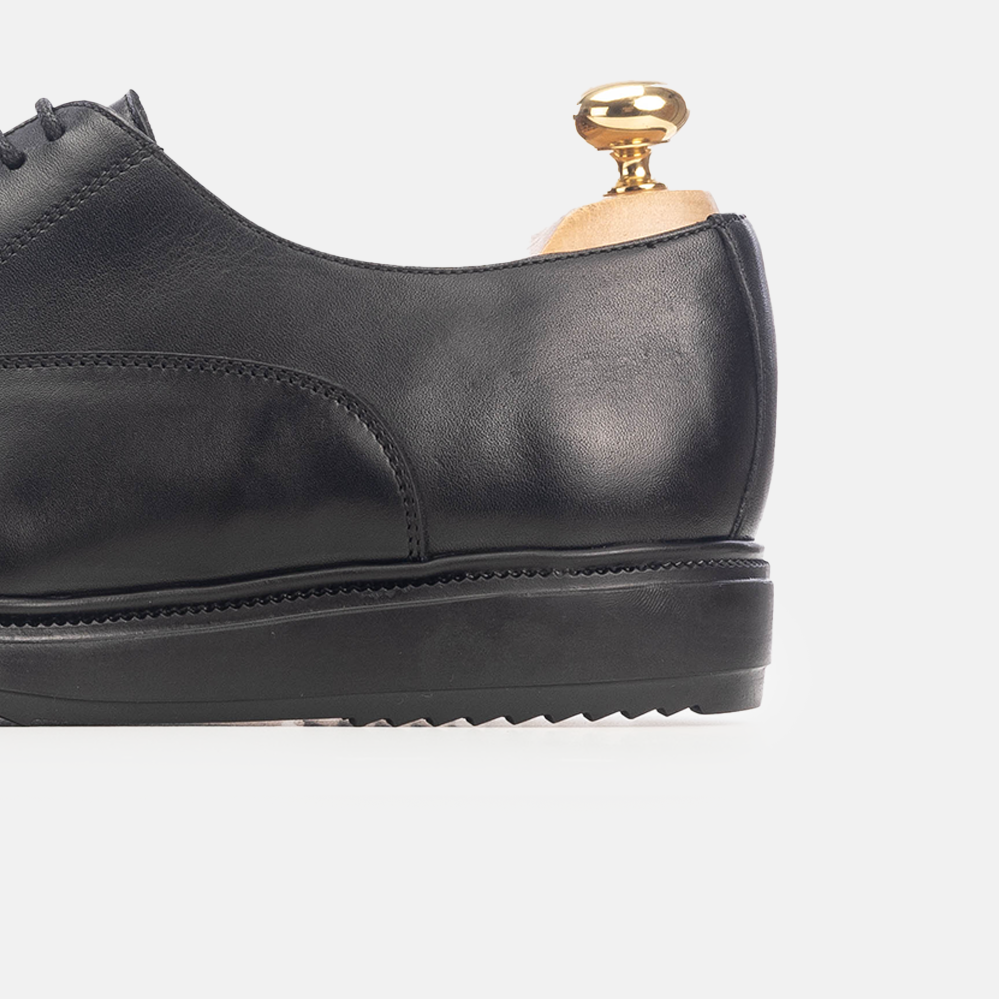 Volzak 5232 black leather shoe