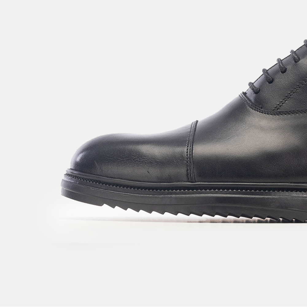 Volzak 5232 black leather shoe