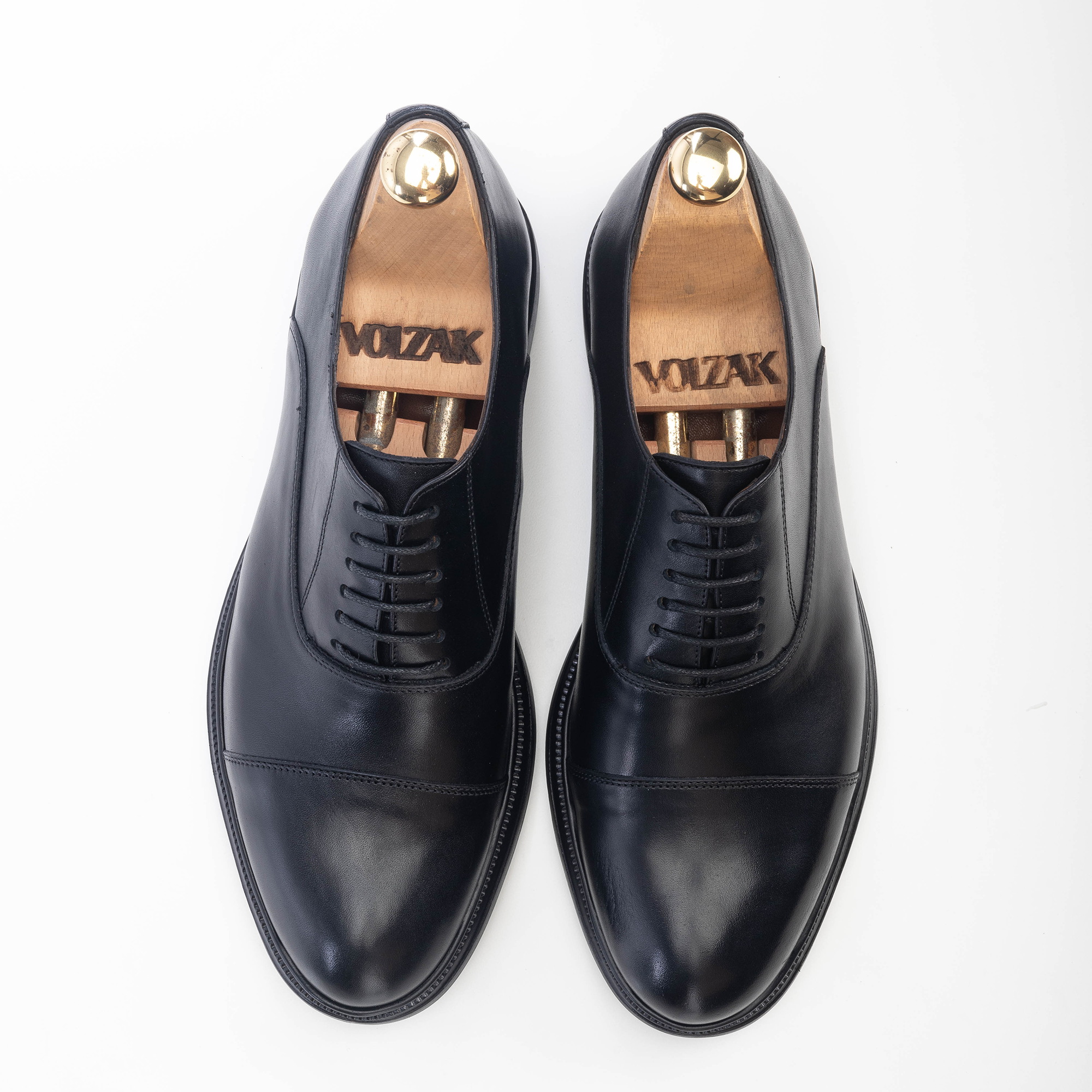 Volzak 5232 black leather shoe