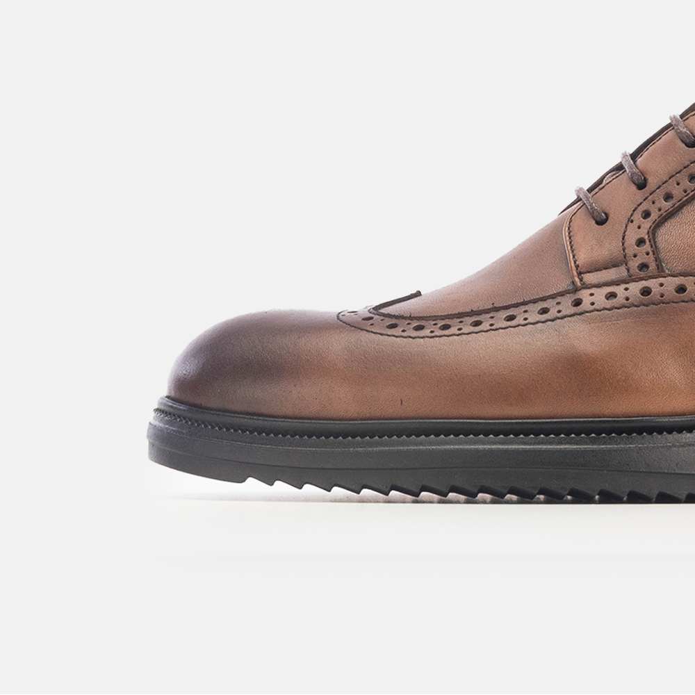 Volzak 5235 vintage brown leather shoe