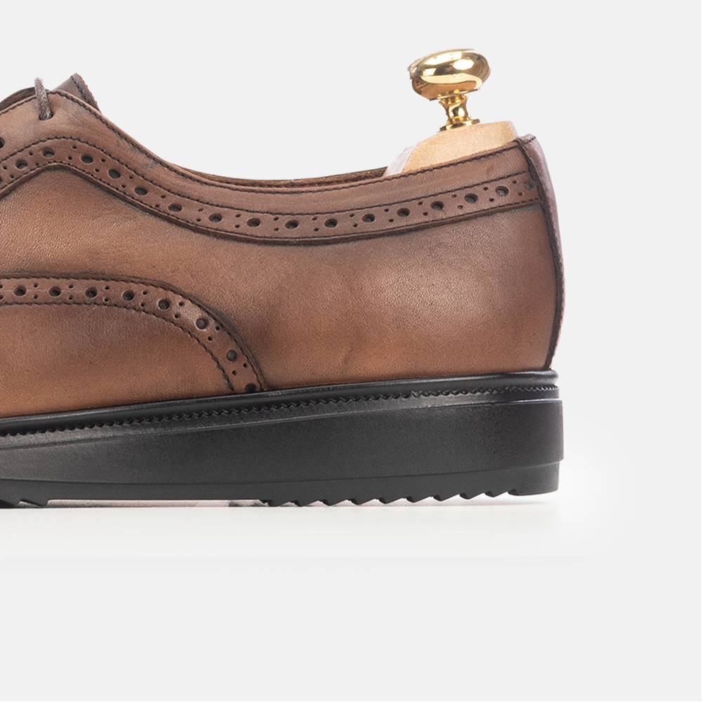 Volzak 5235 vintage brown leather shoe