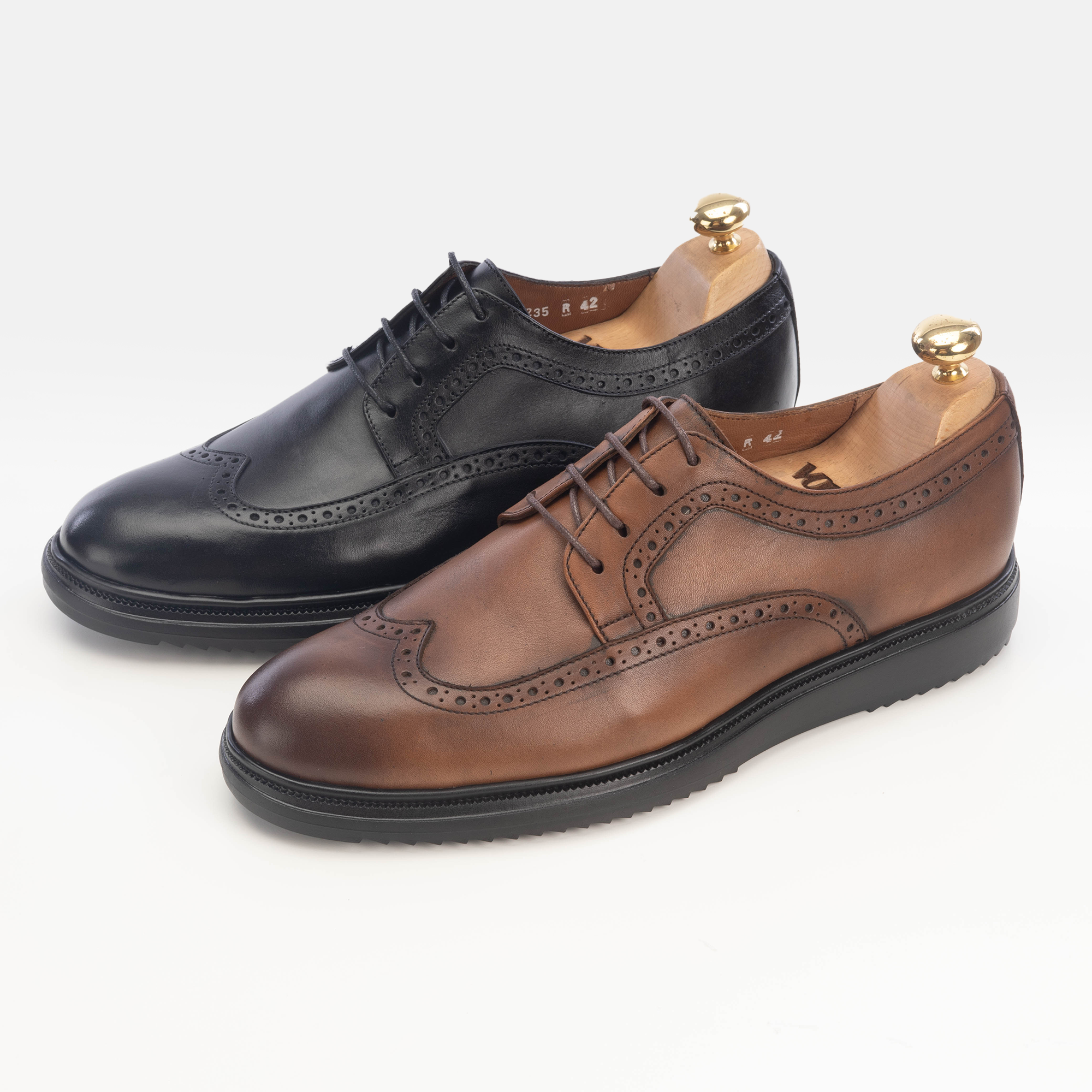 Volzak 5235 vintage brown leather shoe