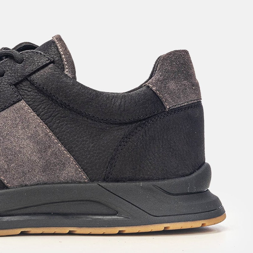 Volzak 3038 Nubuck sneaker Black Gray