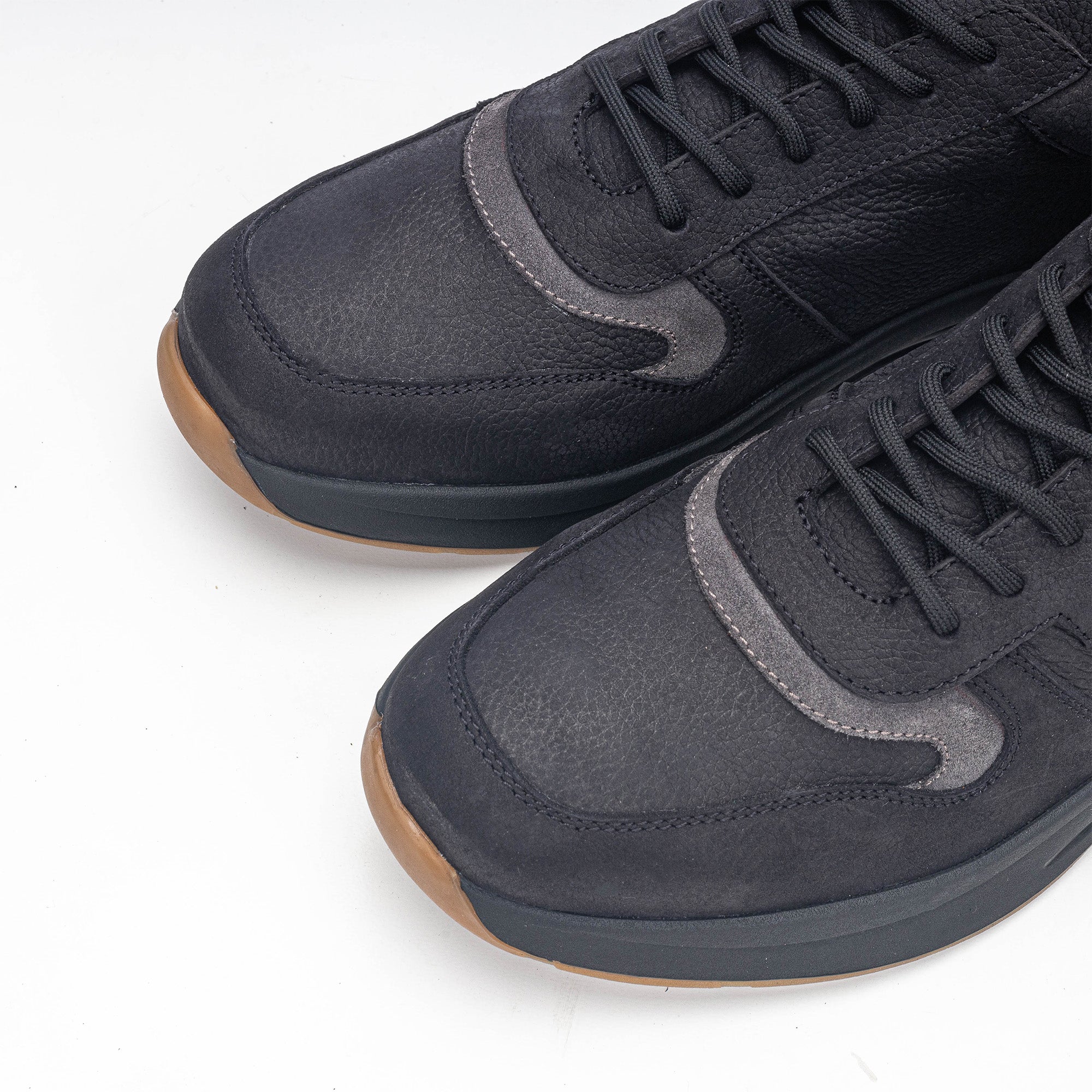 Volzak 3038 Nubuck sneaker Black Gray