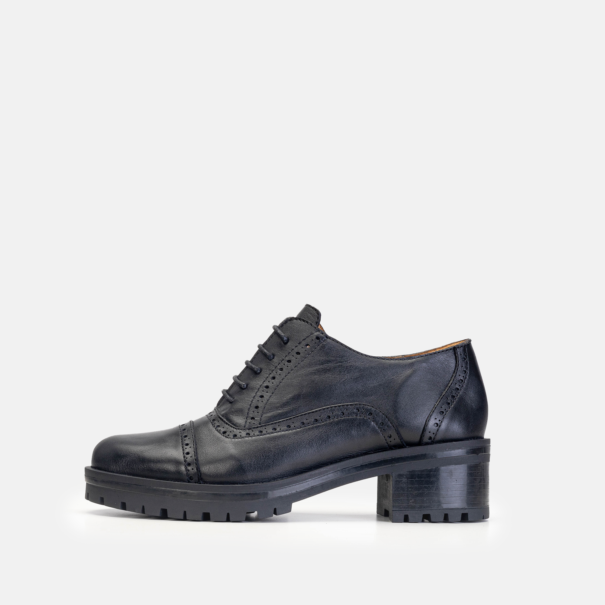 Volzak 2809 Black Leather Shoe