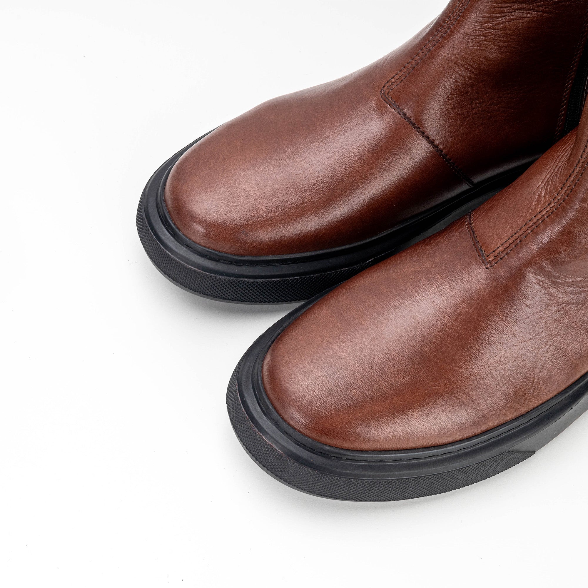 Volzak 303 Bottine en cuir Marron