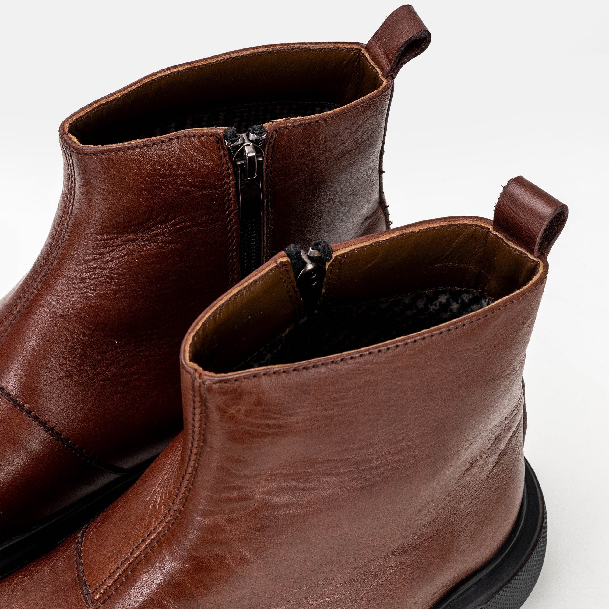 Volzak 303 Bottine en cuir Marron