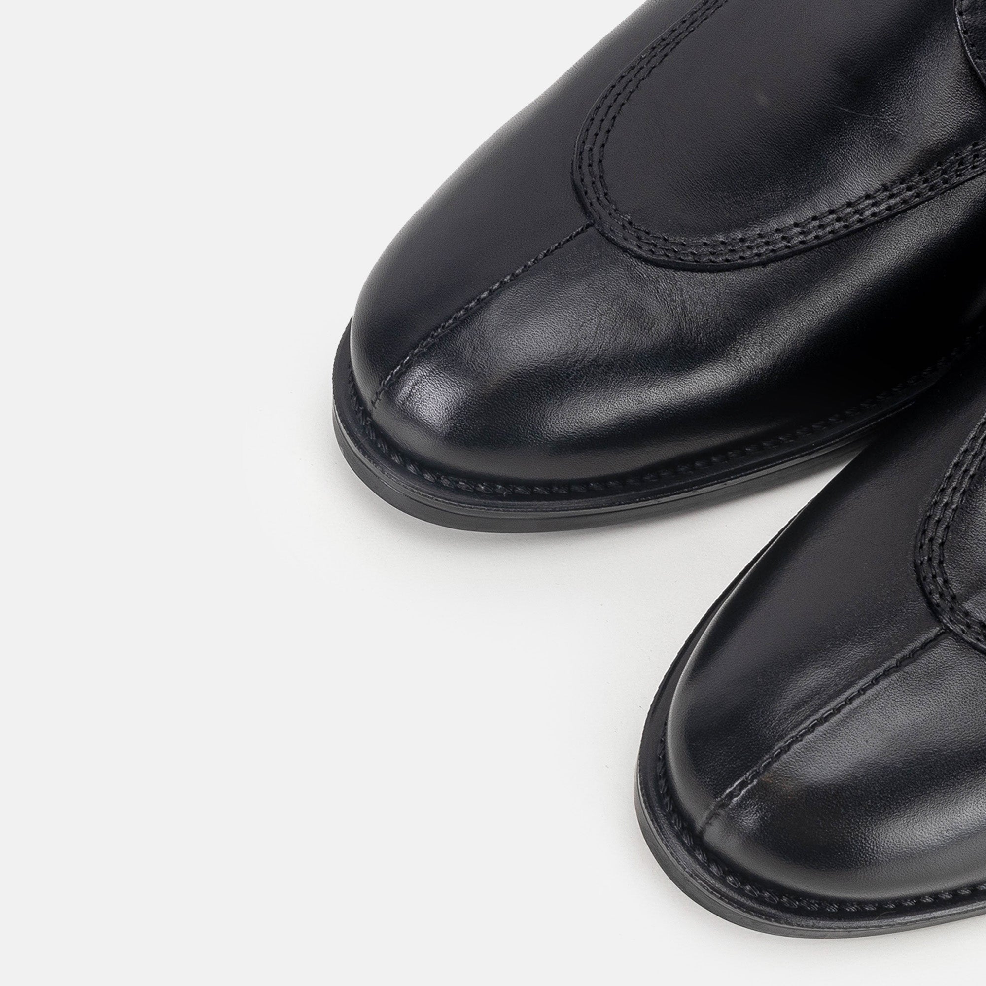 Volzak 0704 s Black Leather Shoe