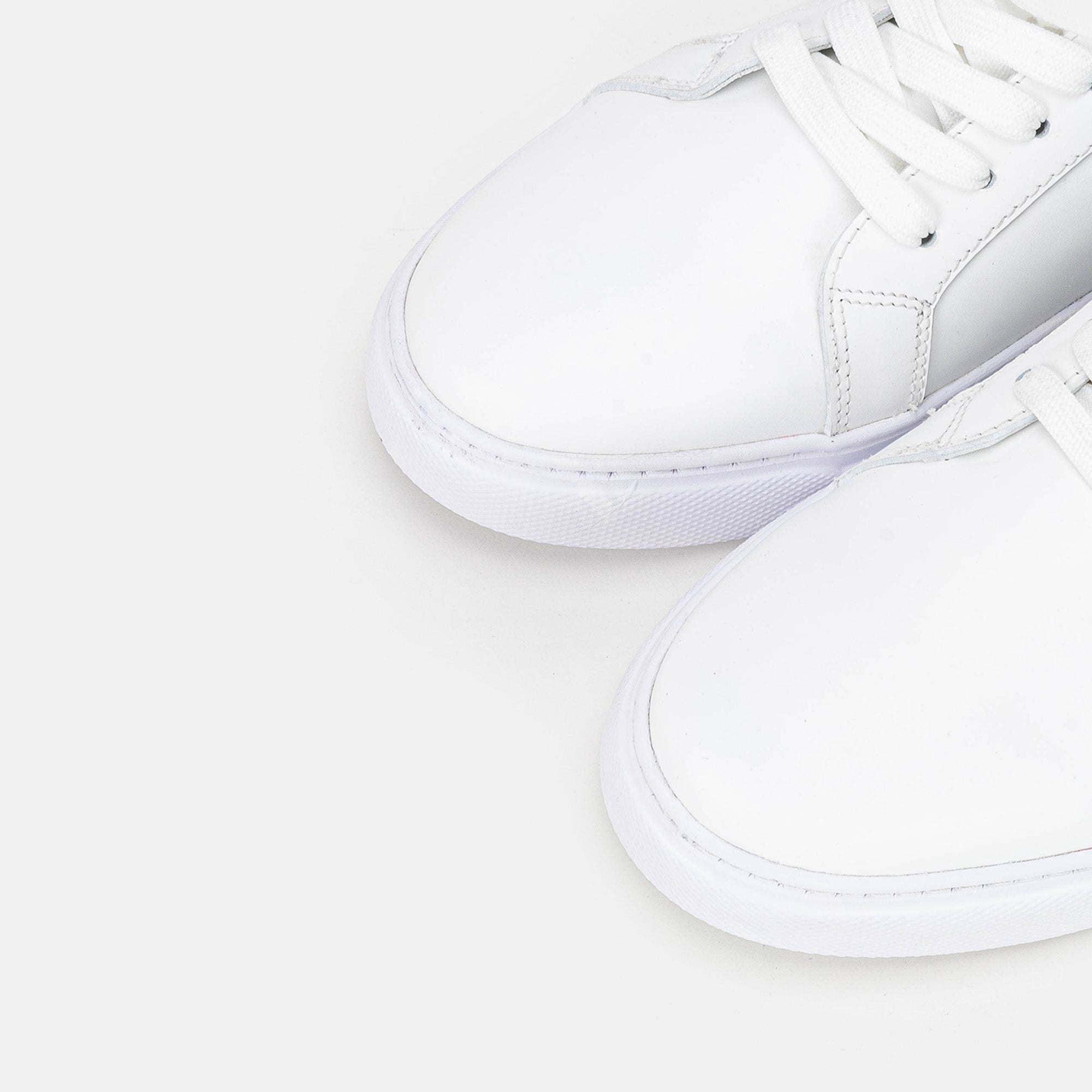Volzak 3930 Basket en cuir Blanc