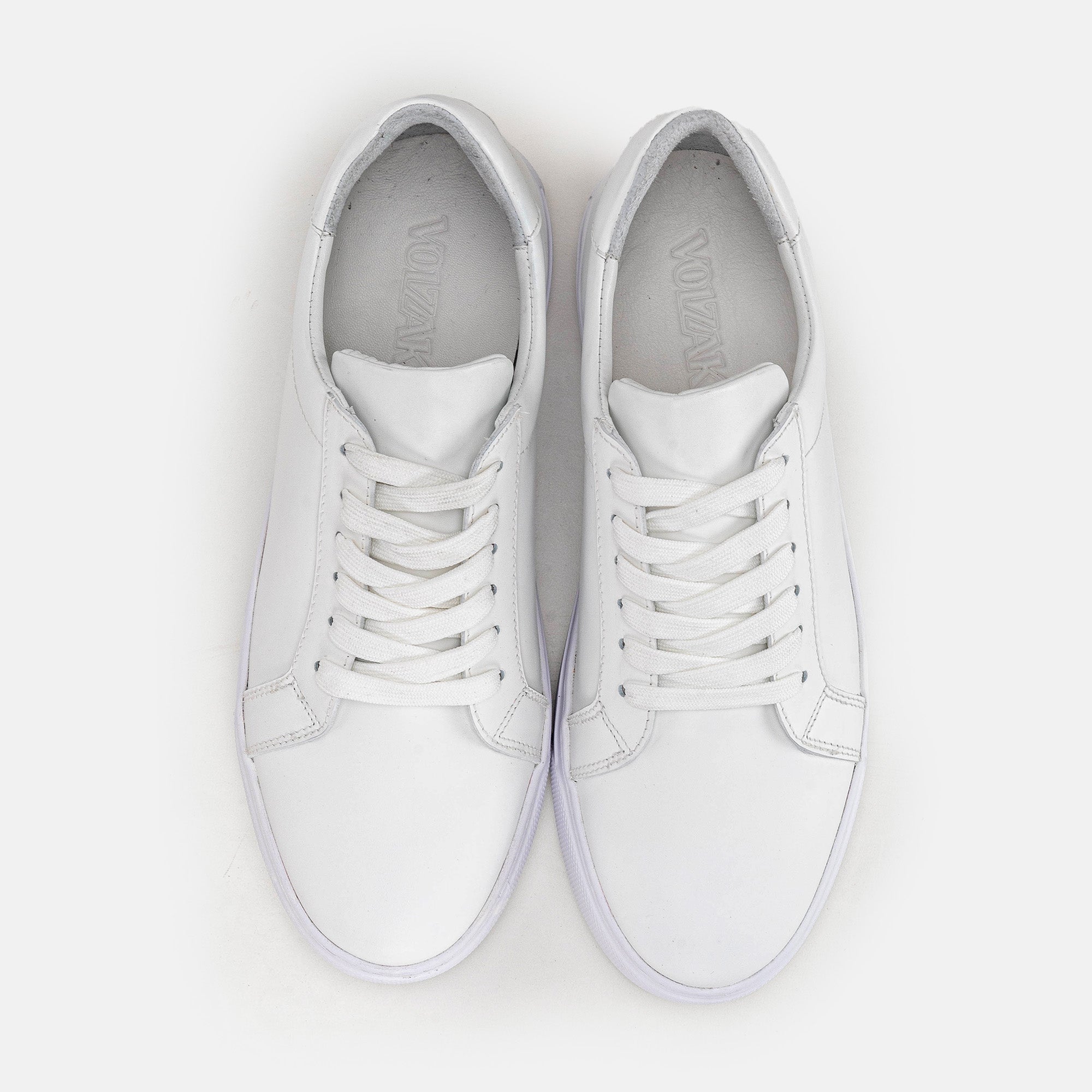 Volzak 3930 Basket en cuir Blanc