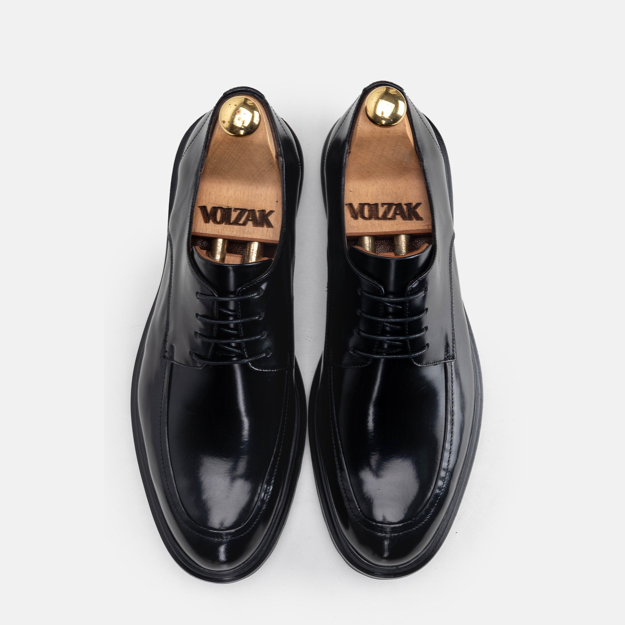 Volzak 5318 chaussure en cuir Démasquable Noir