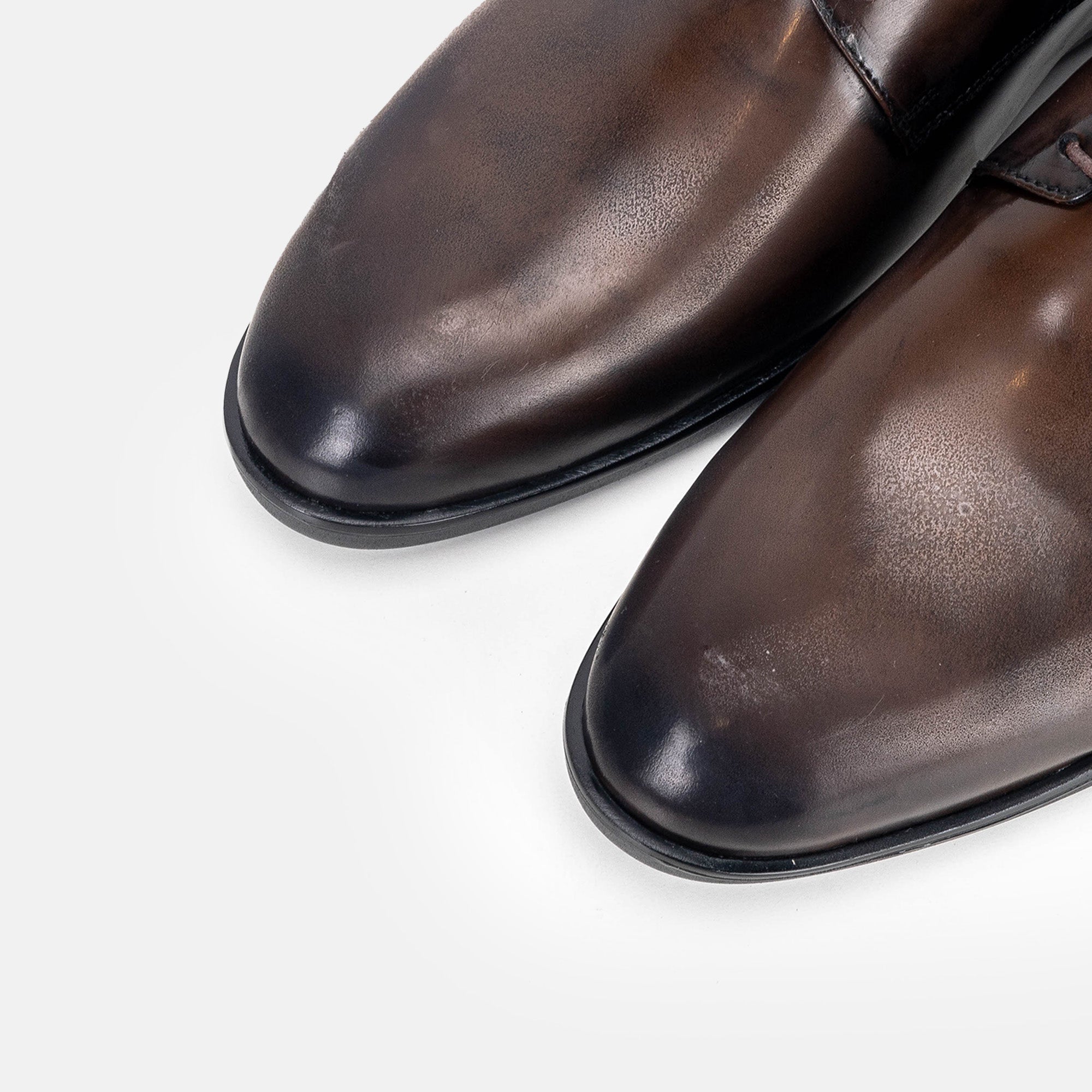 Volzak 5325 Vintage Brown Demaskable Leather Shoe
