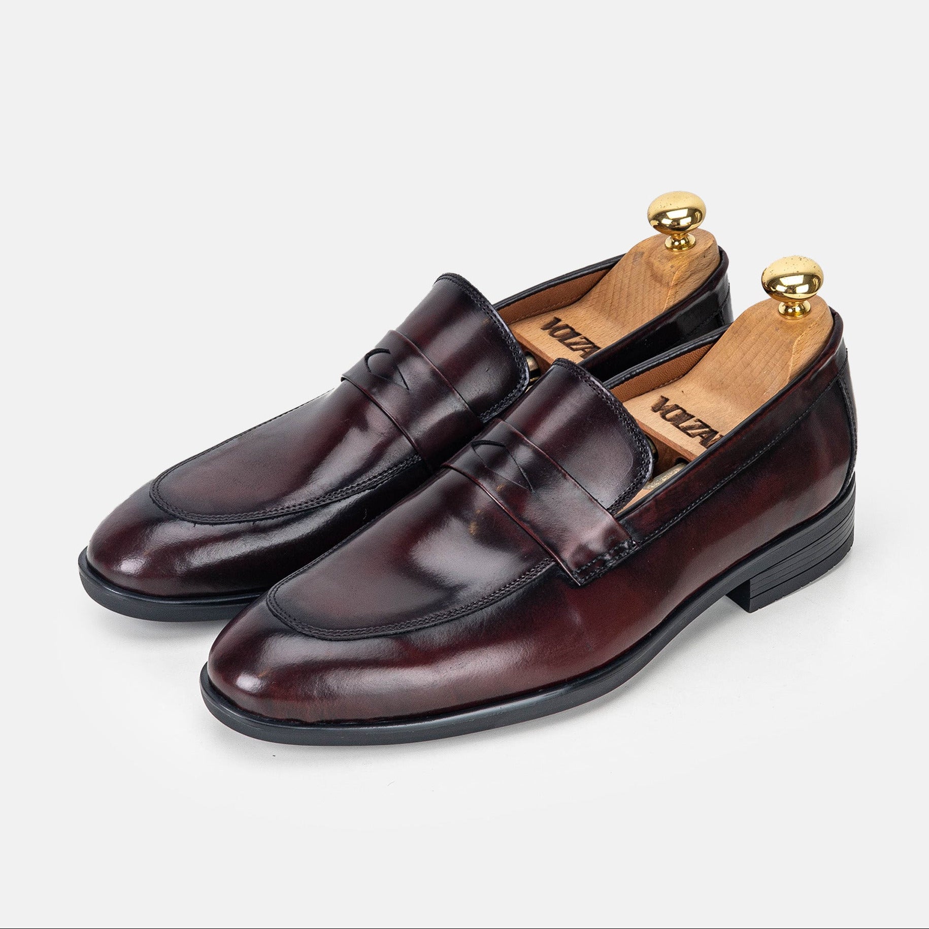 Volzak 5328 Bordeaux Demaskable Leather Shoe
