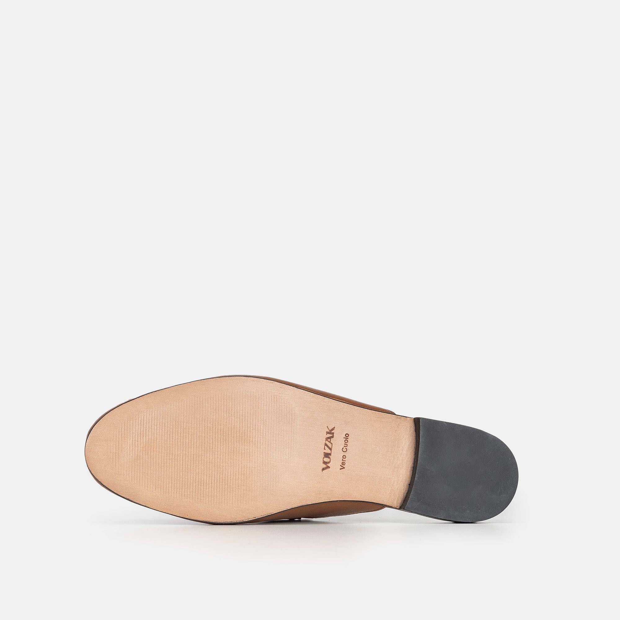 Volzak 3060 Mule en cuir Camel