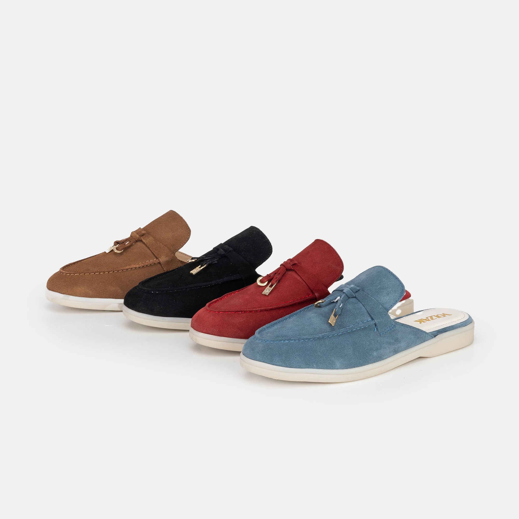 Volzak 0777 Camel suede mule