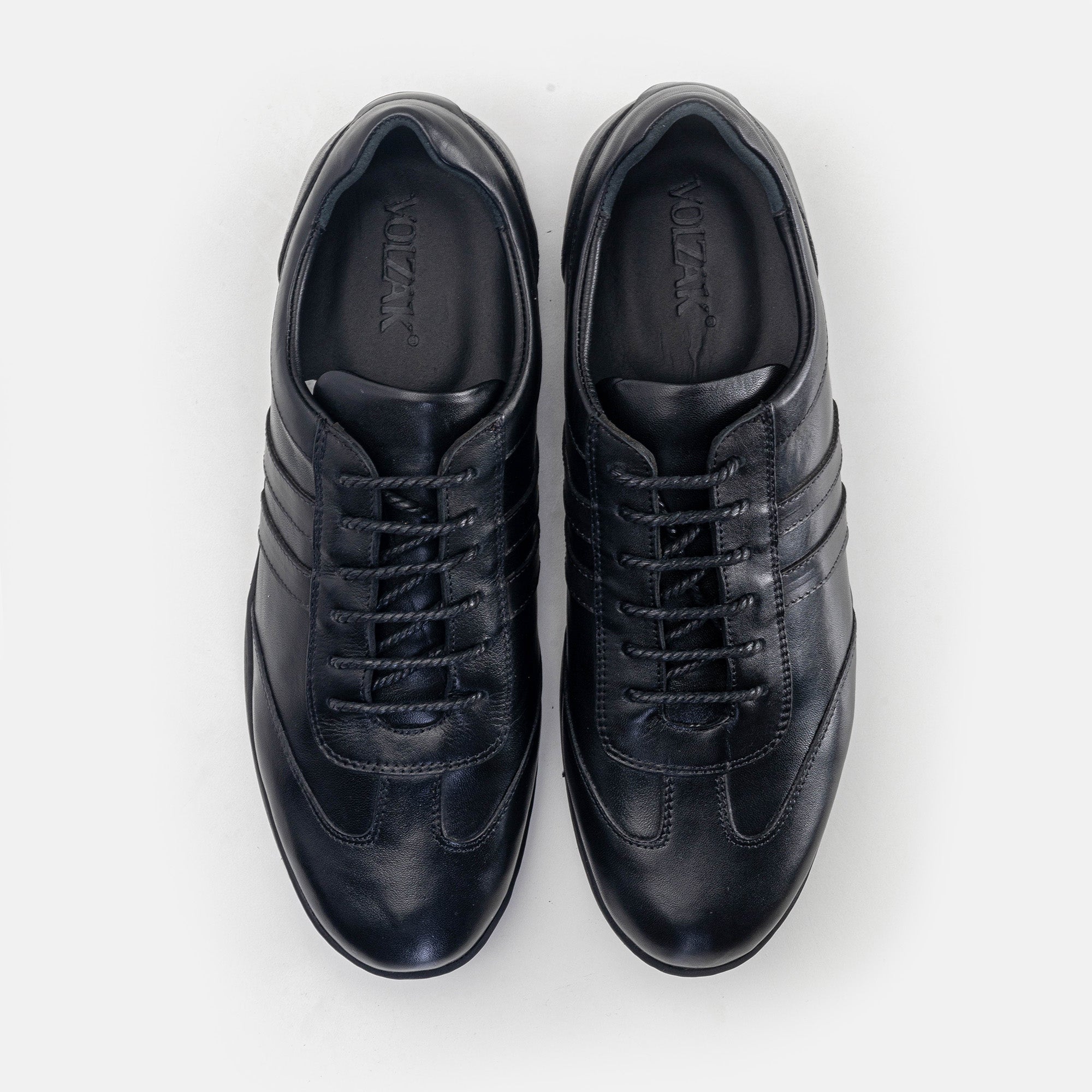Volzak 6042 s Black Leather Shoe