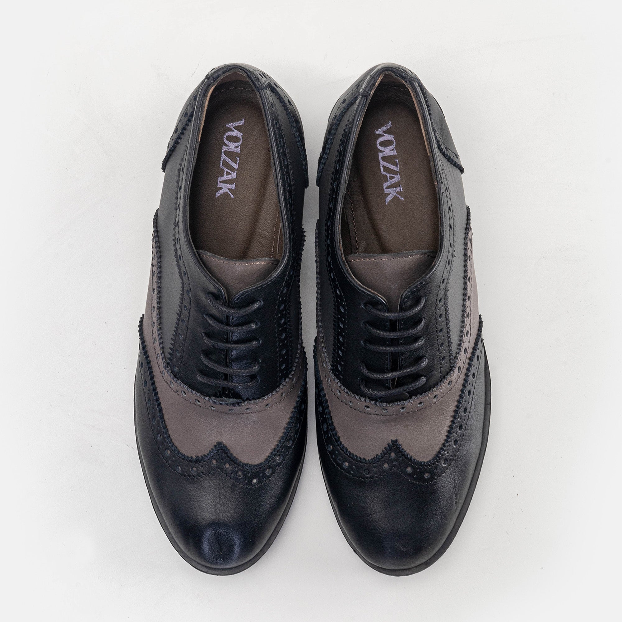 Volzak 106 Black Leather Shoe