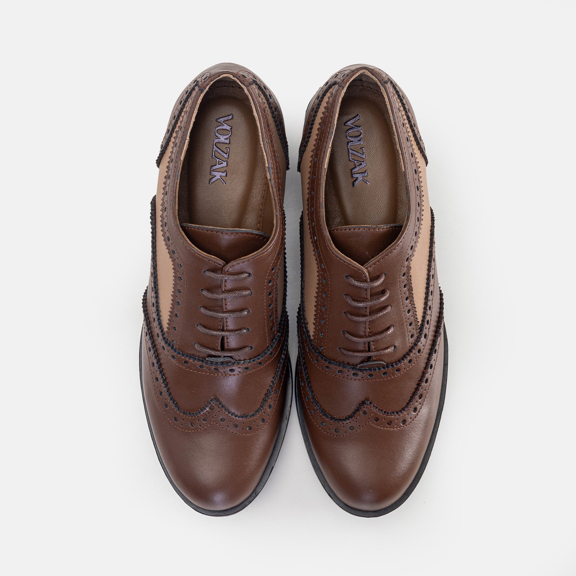 Volzak 106 Brown Leather Shoe