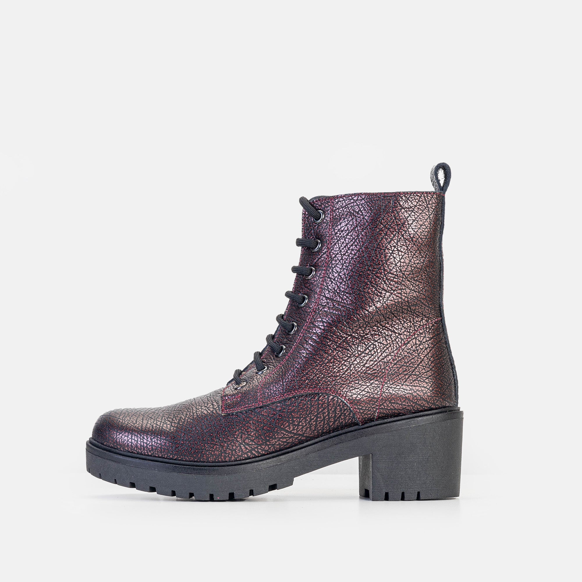 Volzak 3033 Grained Bordeaux Leather Ankle Boot