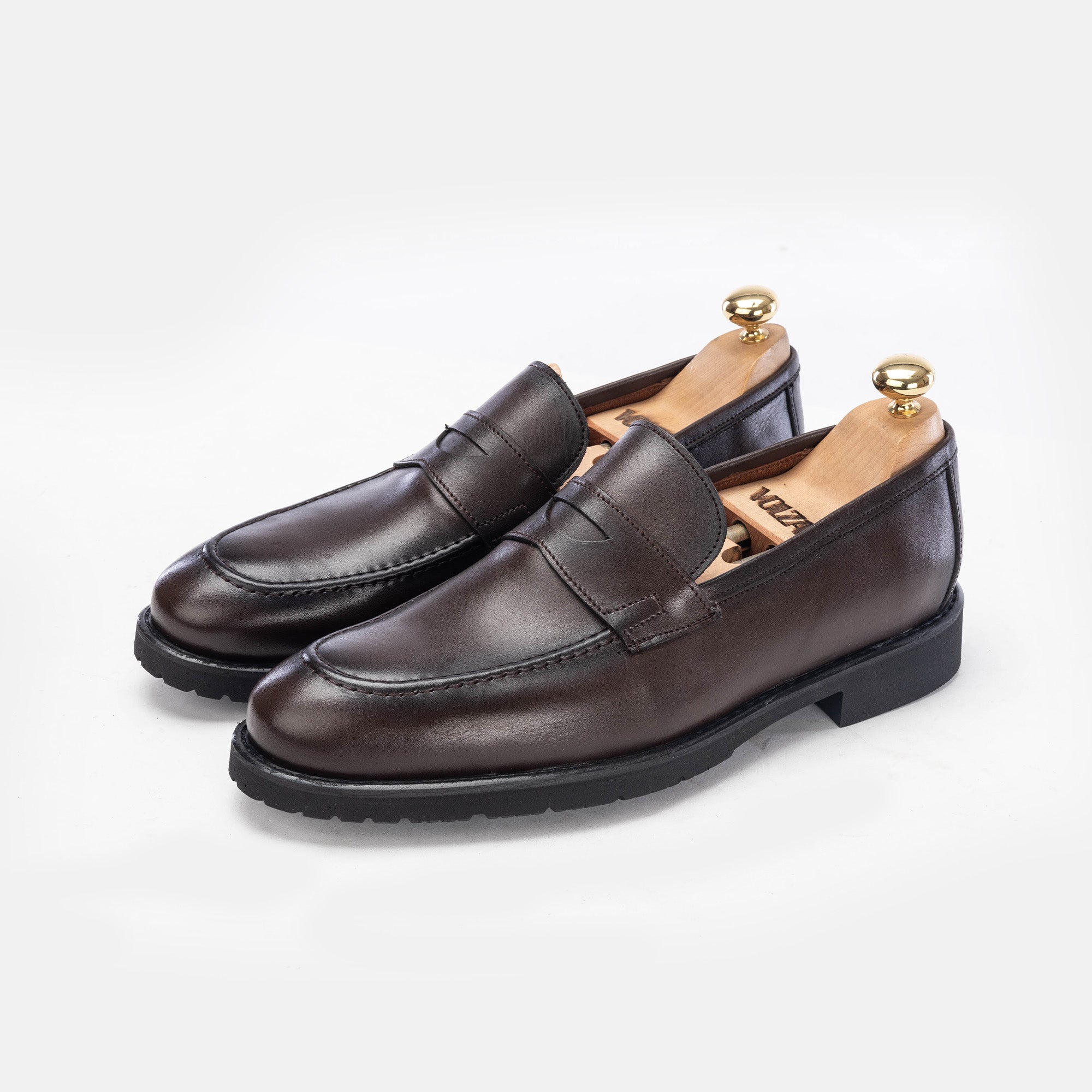 Volzak 5158 chaussure cuir marron