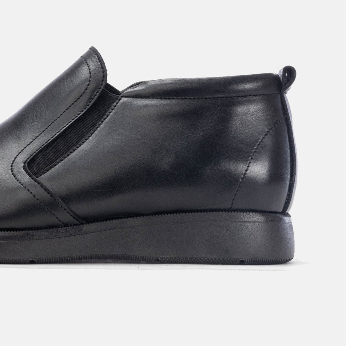 Volzak 5160 demi botte cuir noir