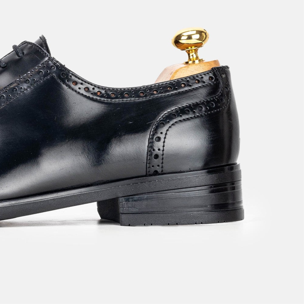 Volzak 5326 chaussure en cuir Démasquable Noir