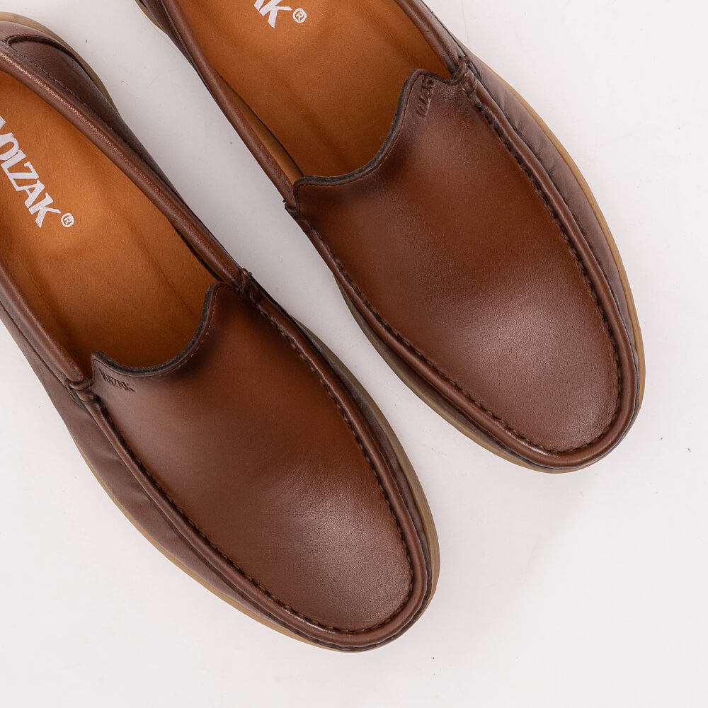 Volzak 03 Mocassin en cuir Camel