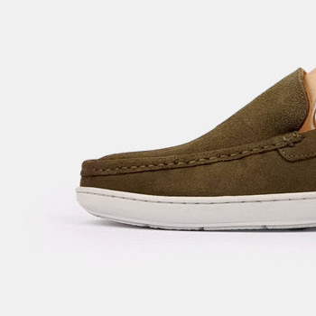 Volzak 03 Green suede moccasin