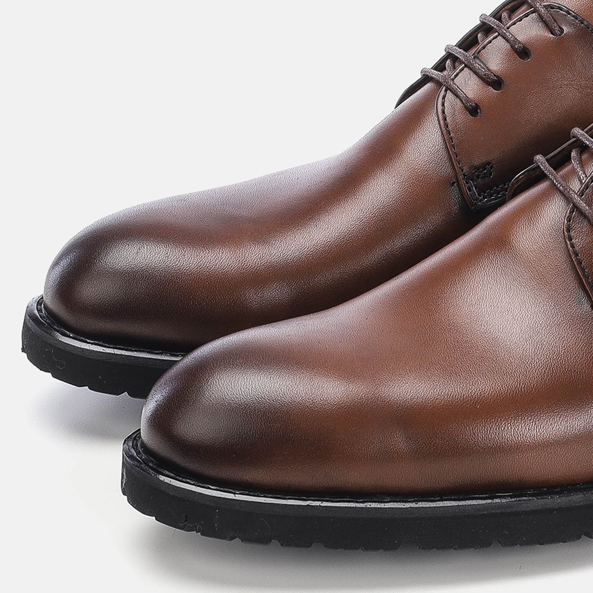 Volzak 5165 vintage brown leather shoe