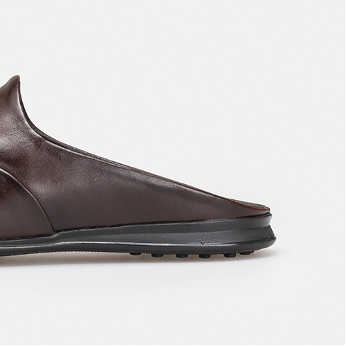 Volzak 5402 Brown Leather Mule