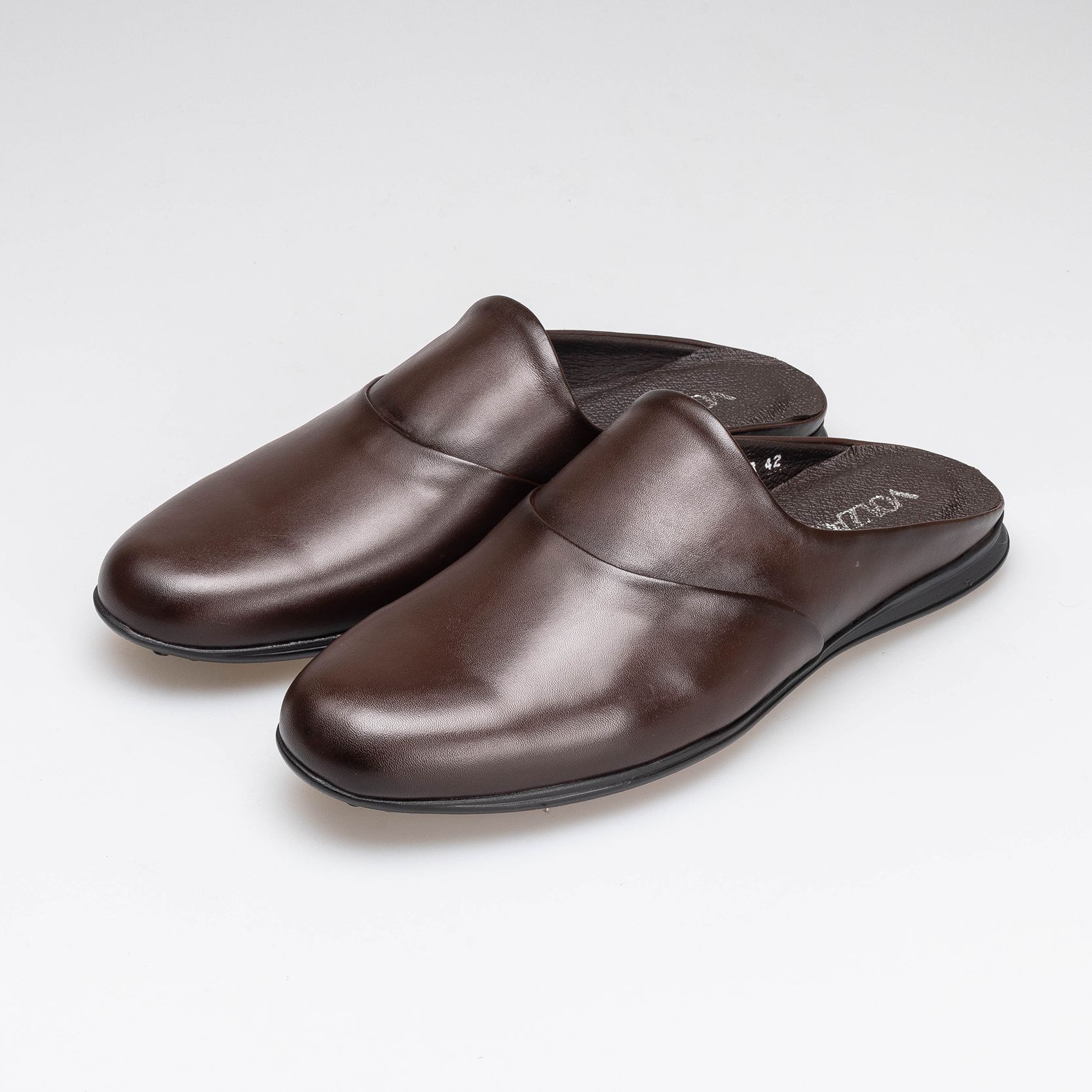Volzak 5402 Brown Leather Mule