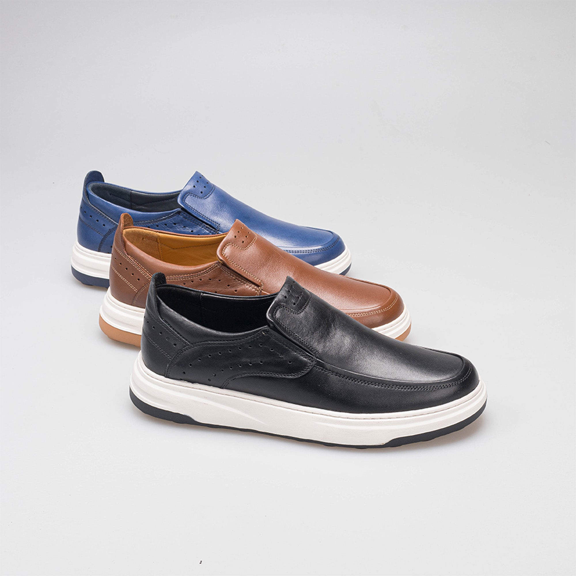 Volzak 3072 basket en cuir Camel