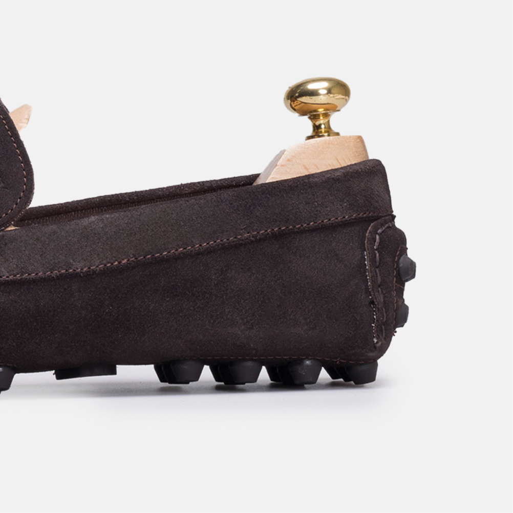 Volzak 2000 Mocassin en daim Marron
