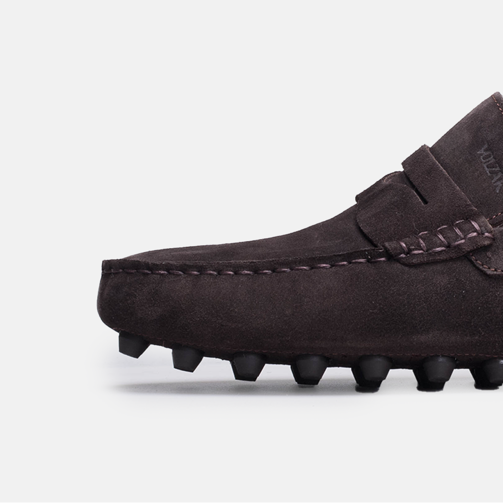 Volzak 2000 Mocassin en daim Marron